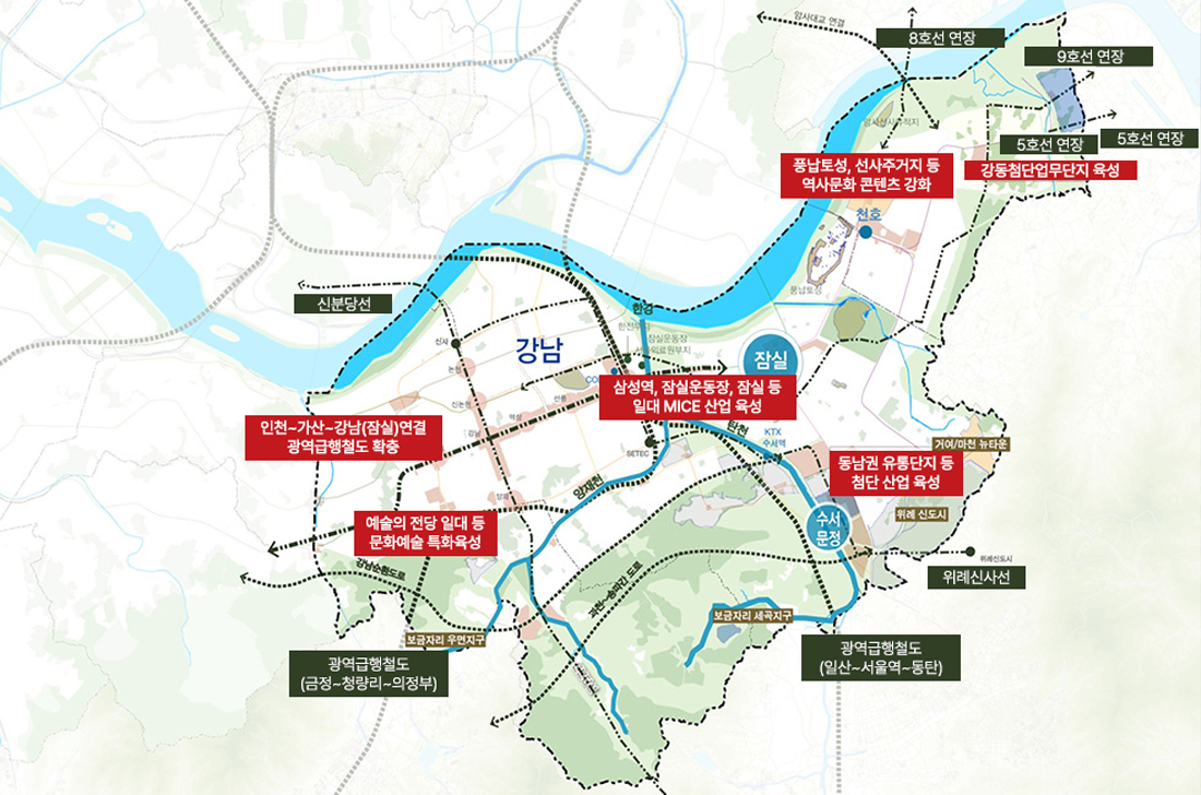 2030 서울플랜 I 동남권 발전구상